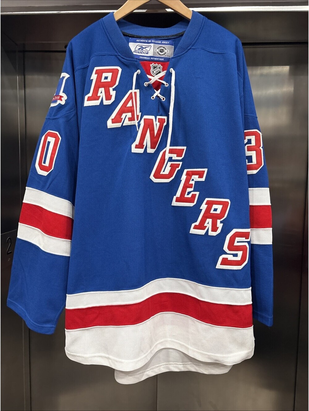 Vintage NHL Reebok New York Rangers Henrik Lundqvist Player